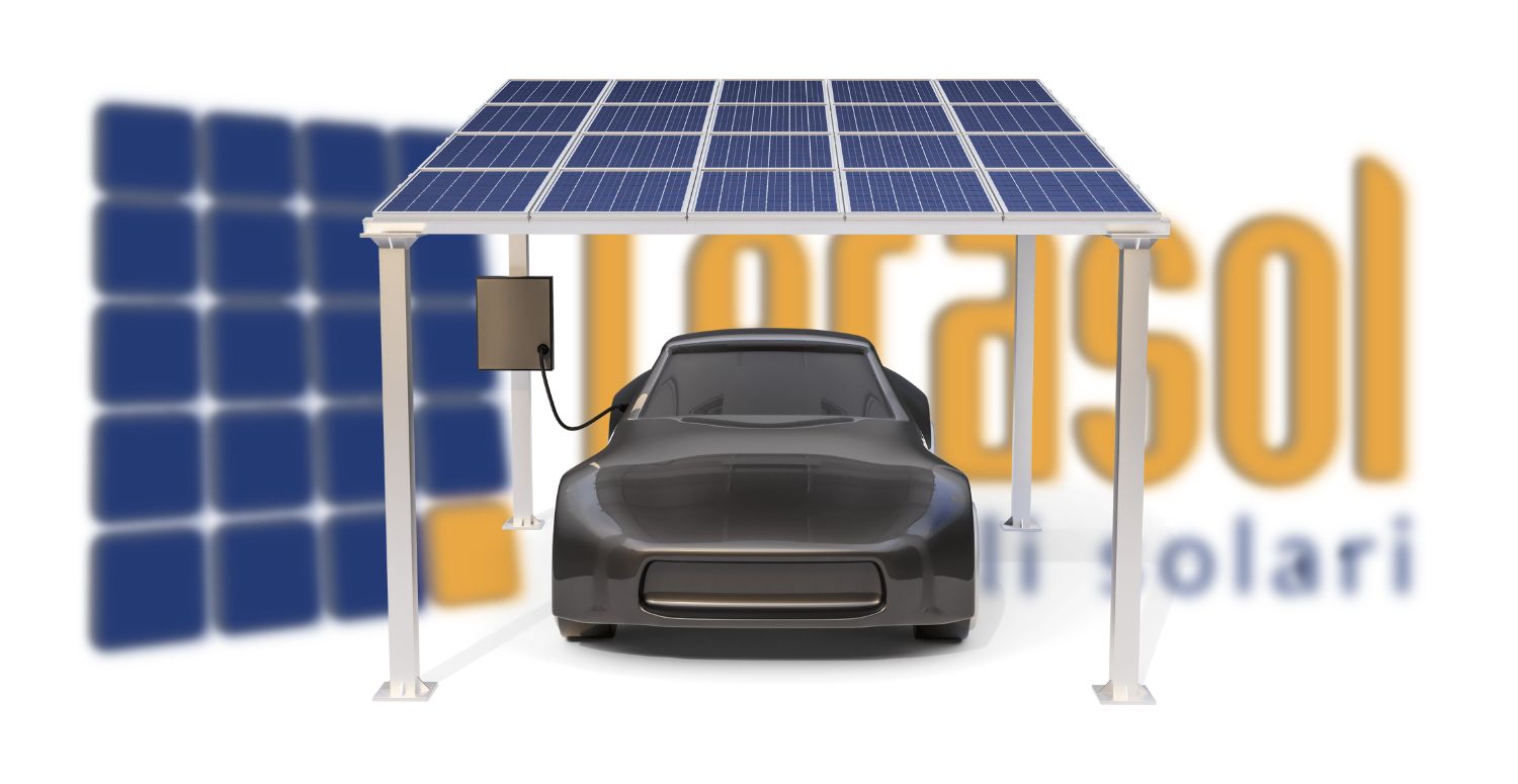 Pensilina Fotovoltaica Parcheggio