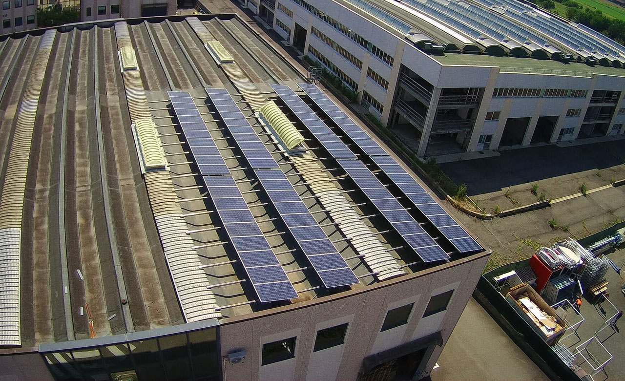Fotovoltaico Industriale Tetto Piano